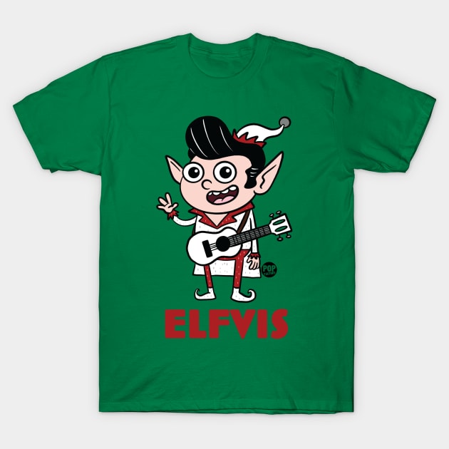 ELFVIS T-Shirt by toddgoldmanart